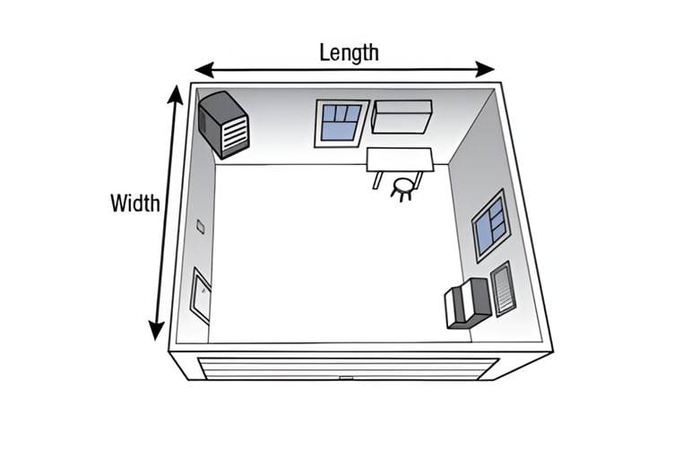 STEP 4 : What is your room size? (m2)